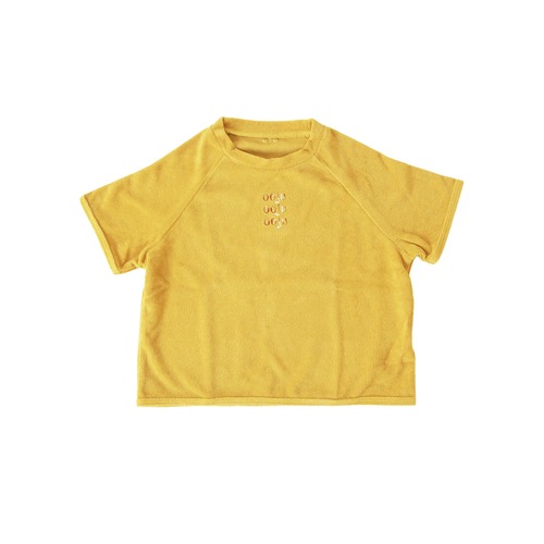 ooju(オージュ) / pile S/S T-shirts / mustard / 1,2,3,4