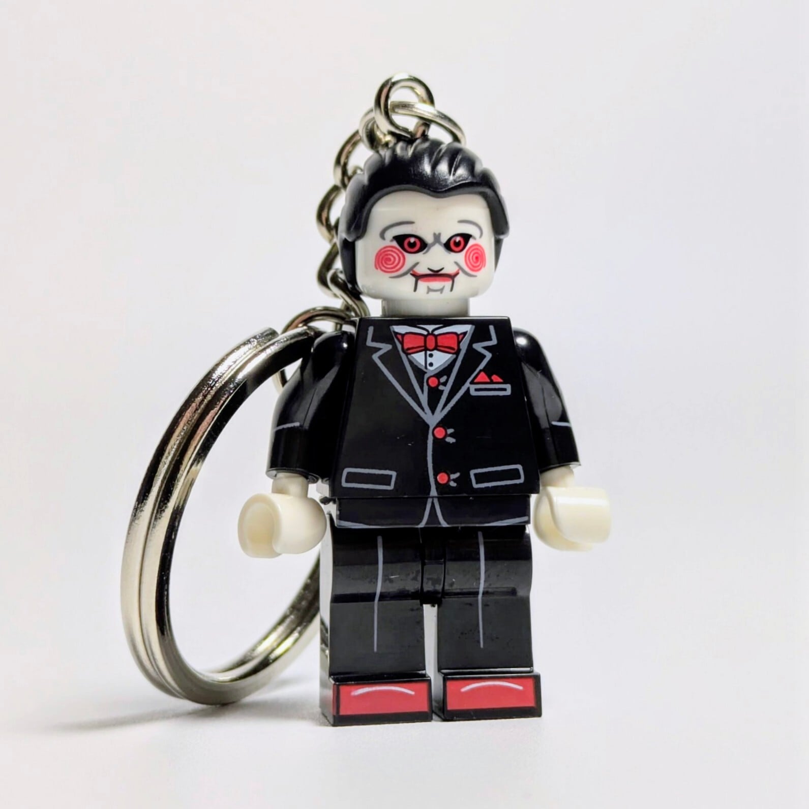 ☆ブロックフィギュアキーホルダー☆【 SAW / ソウ 】 Jigsaw Killer