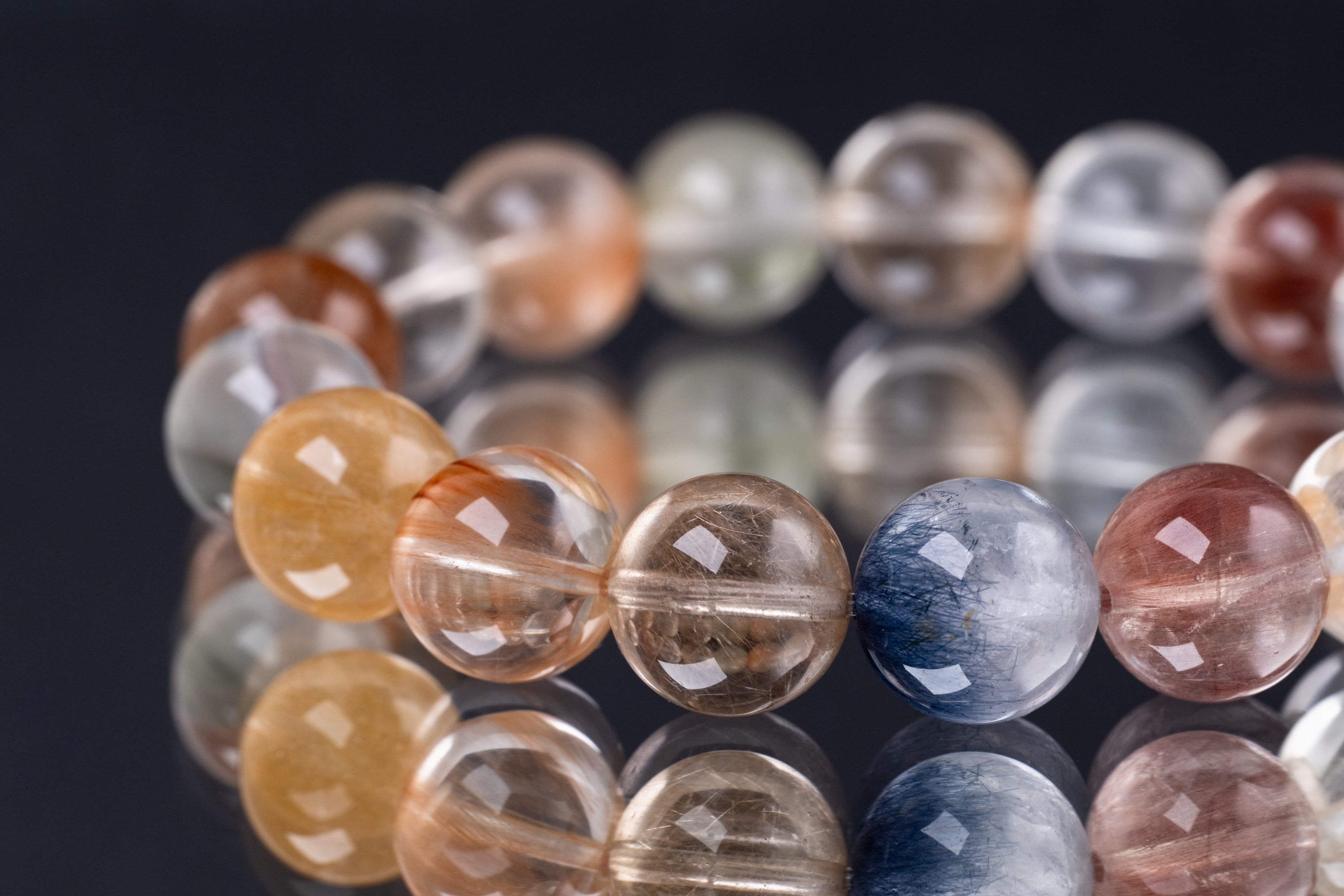 ◇一点物◇レムリアン水晶 ブレスレット 8.5mm | 天然石専門店