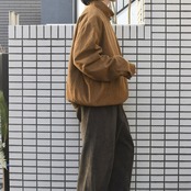 JOS.A.BANK wool liner fake suede blouson