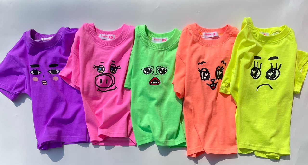 FACE.BOX T - Neon Fanta