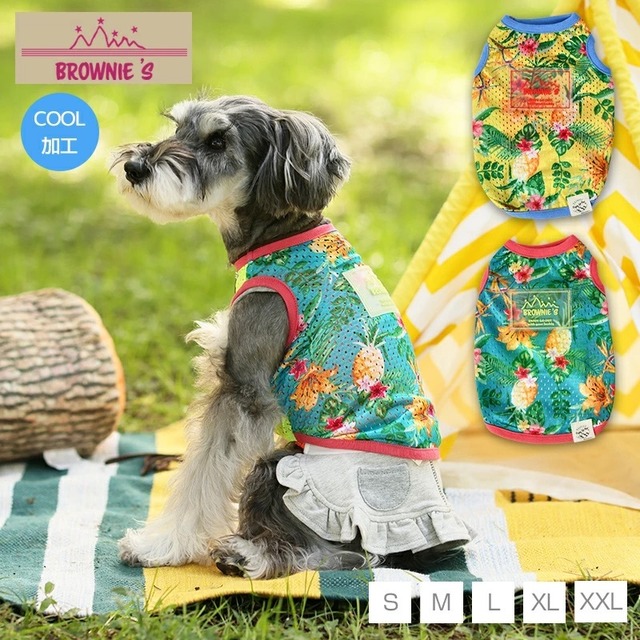 BROWNIE'S(ブラウニーズ)トロピカルメッシュタンク S/M/L/XL/XXL