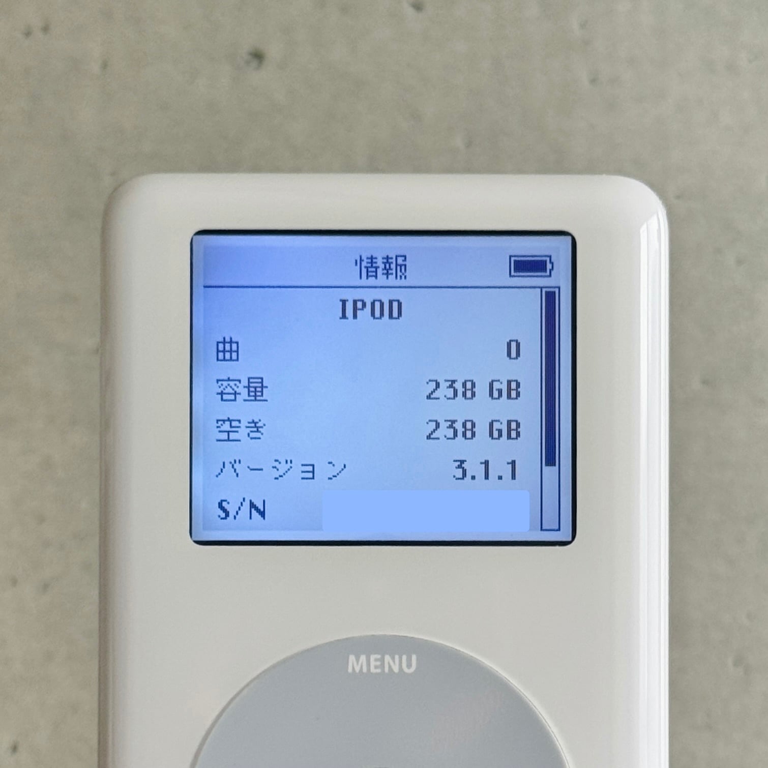Apple 第4世代 iPod Photo 20GB A1099 | 動作確認済み | Happy Pod