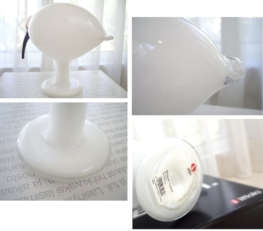 White IBIS iittala 白トキ イッタラ バード - ガラス