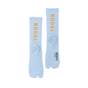 NODAL Logo Socks(Light Blue × Orange)