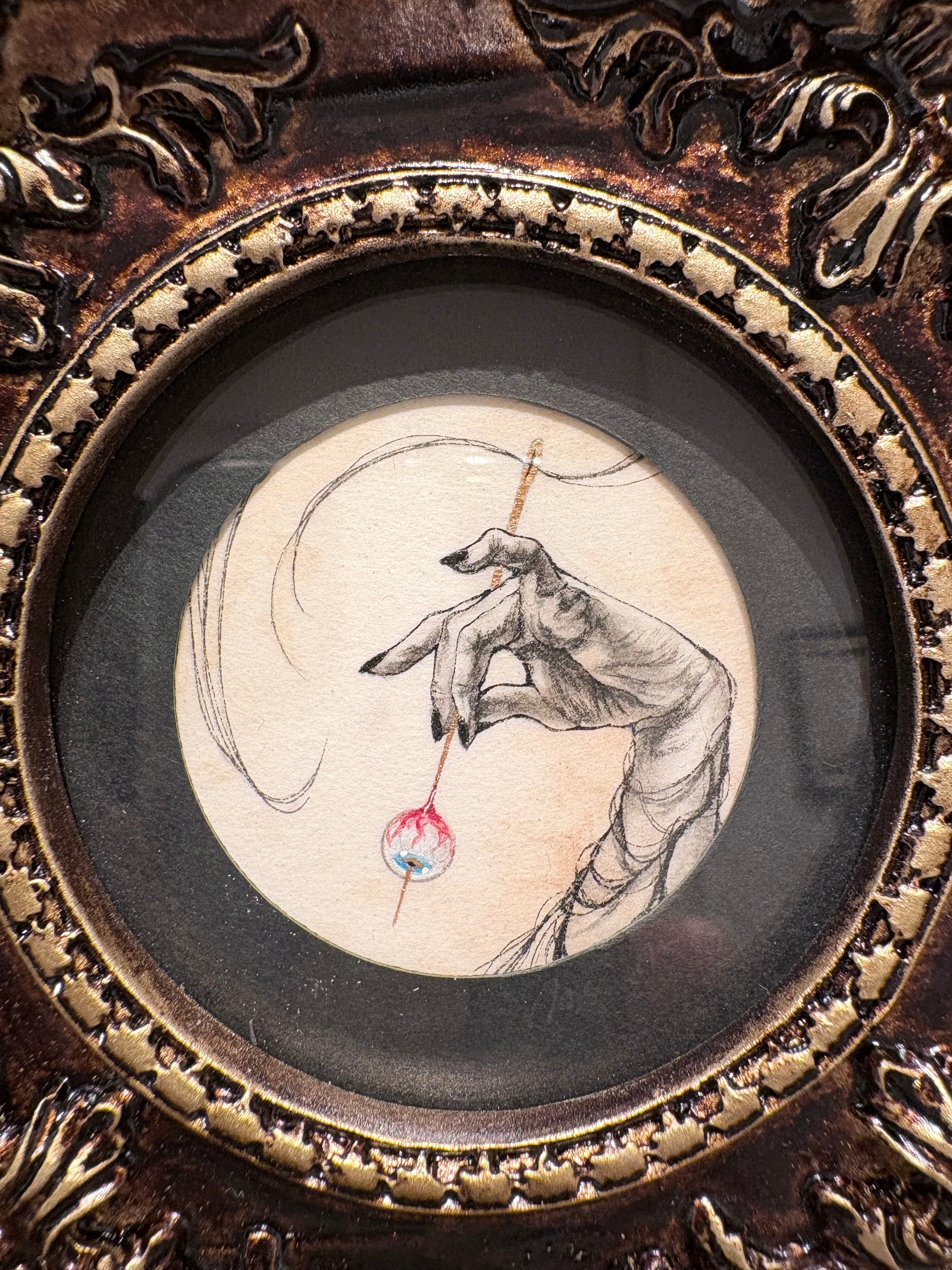 池田満寿夫「虹を飲む女」Woman drinking the Rainbow 1965 銅版画 34