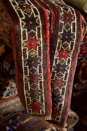 2263 -Vintage Baluch rug
