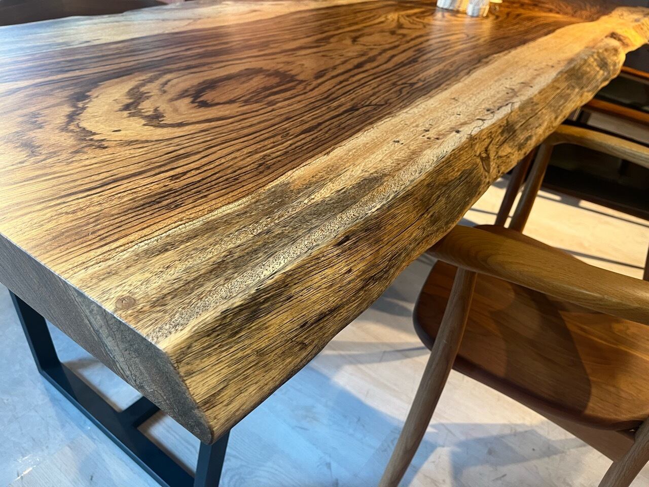 ゼブラウッド_3030×900-960-920×60_青山店_テーブル天板/一枚板 232138