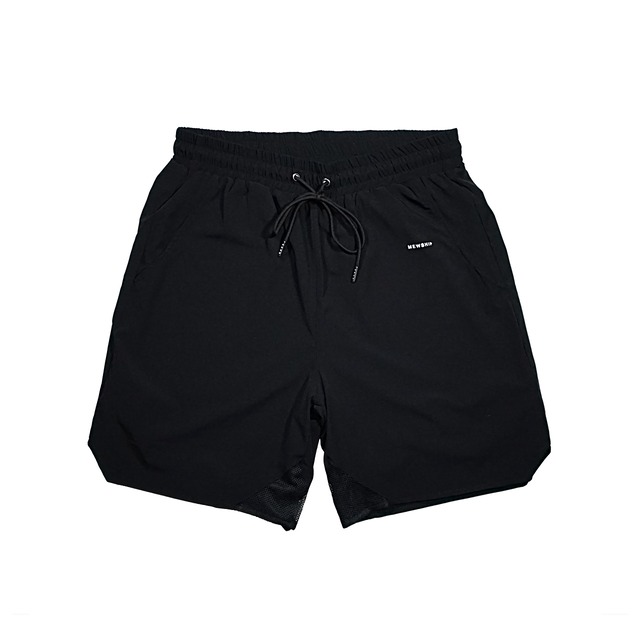 LOGO zip pocket pants 024 <Black×Black> - メイン画像