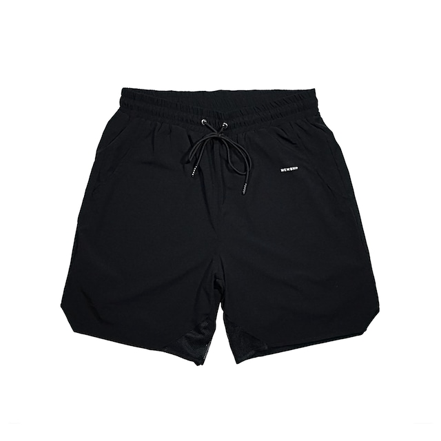 LOGO zip pocket pants 024 <Black×Black> - メイン画像