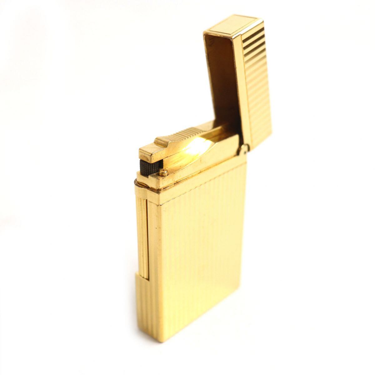 S.T. Dupont ストライプデザインライター ケース付き