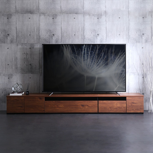 最大100インチ対応 デザインテレビスタンド 専用棚板 SET 5段階調整 HDDホルダー付き