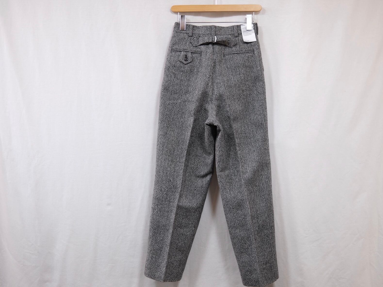 CIOTA” CIOTA × J.PRESS Herringbone Tweed Trousers Gray” | Lapel
