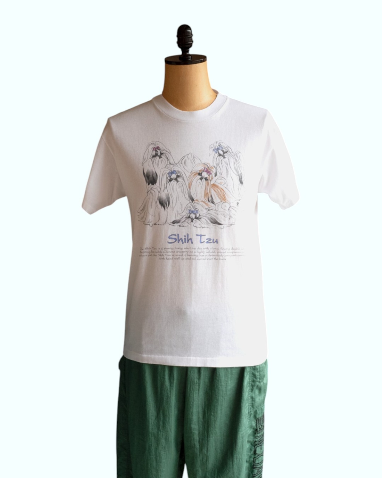 【古着】90’ｓシーズーたくさんT - 4