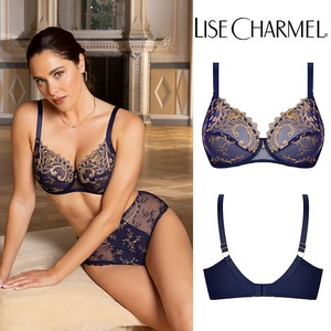 [M25mo] ※グラマーさん向け フルカップブラ脇補強タイプ(F) 品番BCM6125 ※大きめ注意【LISE CHARMEL】【リズシャルメル】【インポートランジェリー】