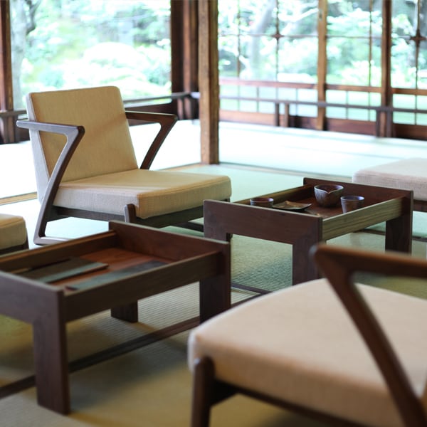 カンナ ローチェア SH240 ウォールナット Cランク［リアルスタイル