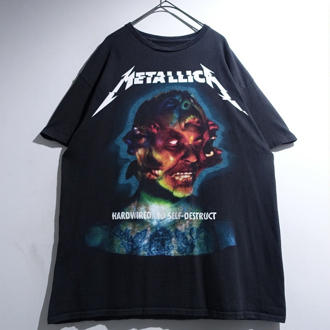 "METALLICA" Black Print Band T-shirt