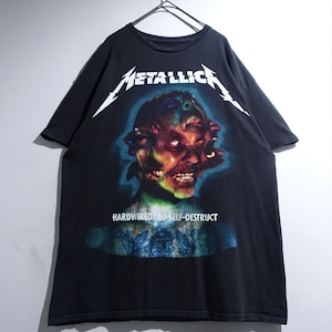 "METALLICA" Black Print Band T-shirt