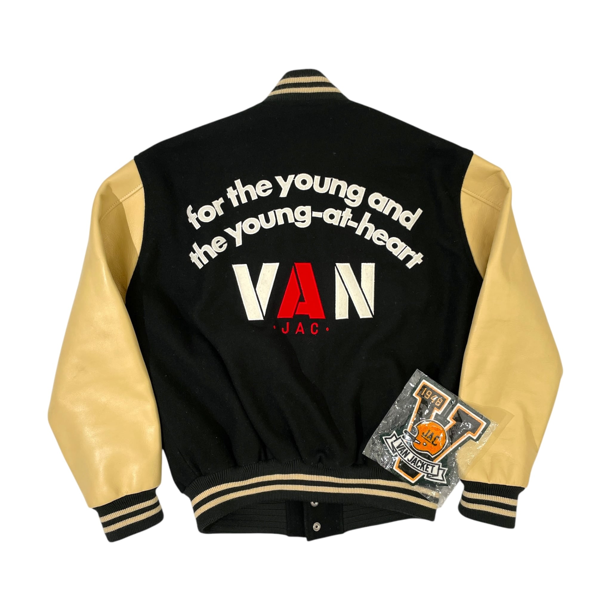 VAN JAC ヴァンヂャケット アーチロゴ 未使用ワッペン付き 袖革  