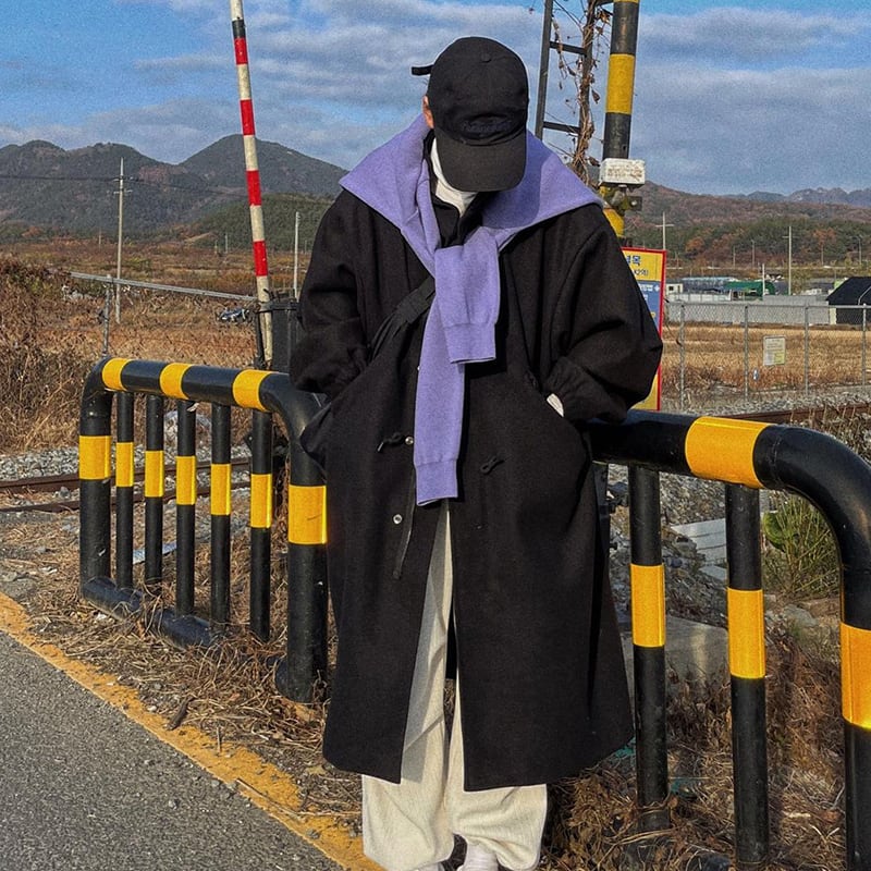 【Chili-Ｏ】JIAOLANDIスタンドカラートレンチコート JIAOLANDI中綿オーバーサイズのスタンドカラートレンチコート | mblueshop