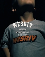 WESRIV CITY LOGO TEE / HEATHER GRAY — KIDS