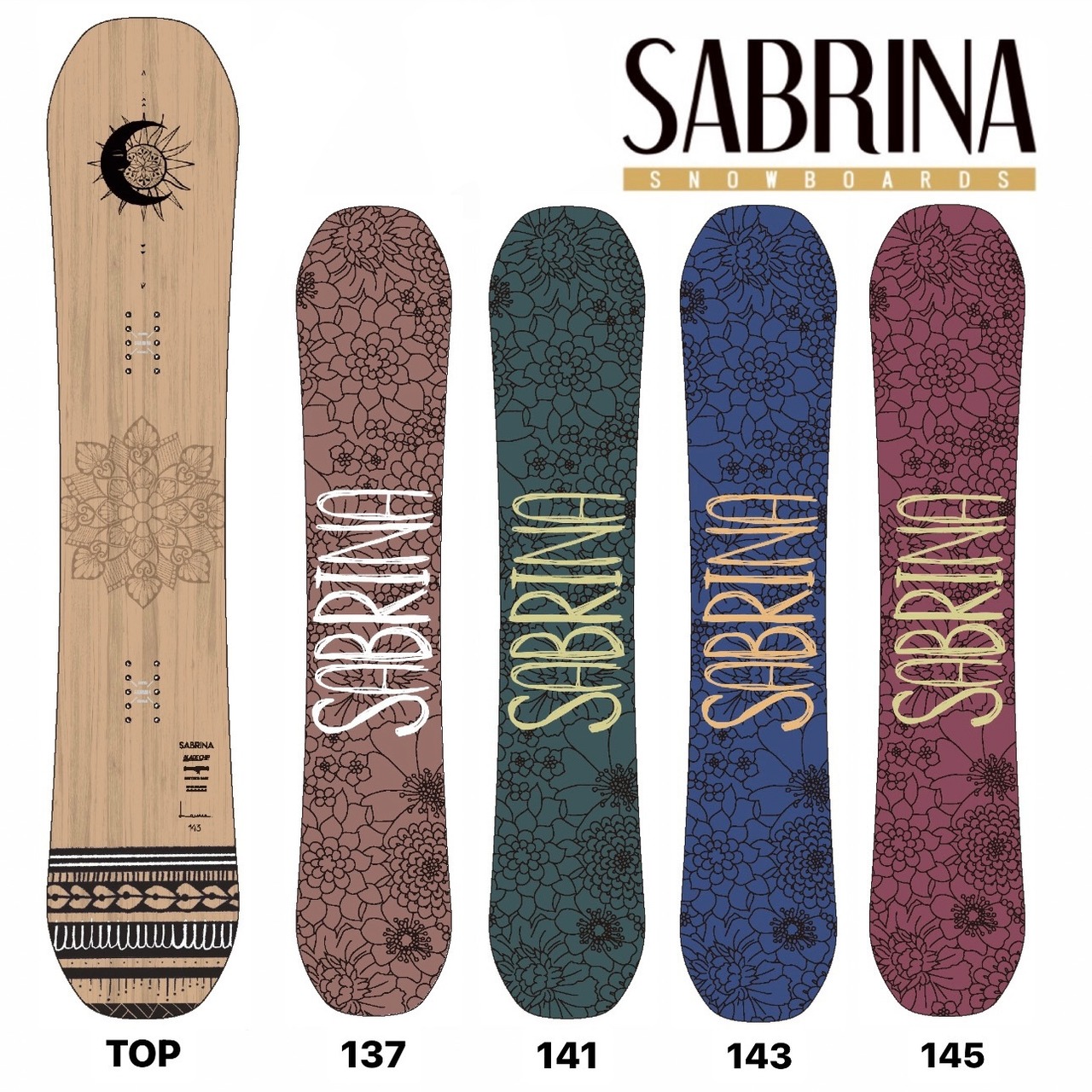 スノーボード 板 トリ SABURINA サブリナ