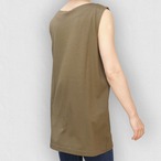 シンプル ノースリーブ｜カーキ｜サムネイル5