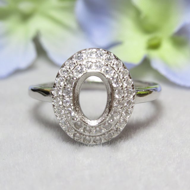 ジョアぽん様専用出品】s925指輪枠 7×5mm | rue Sepia