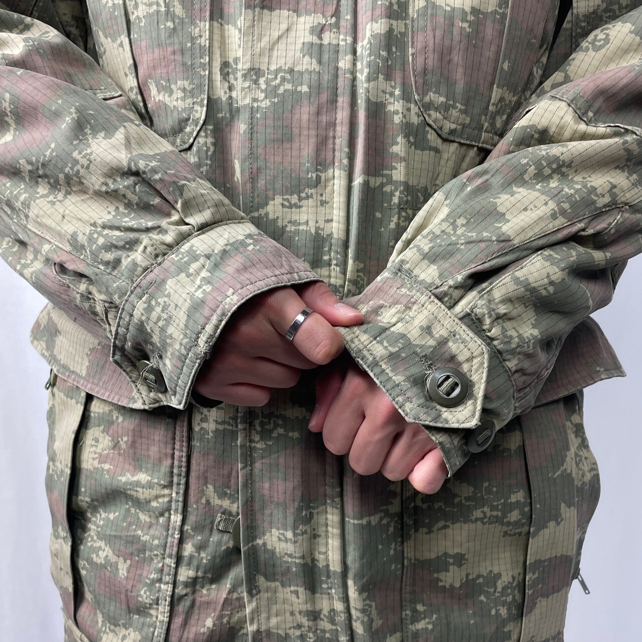15年納品 トルコ軍 デジタルカモ ミリタリー フィールドジャケット 