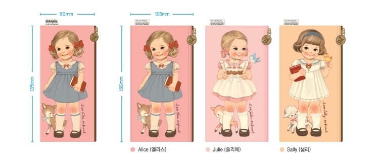 即納】＊ペーパードールメイト＊ ポーチ4_サリー ＊paper doll