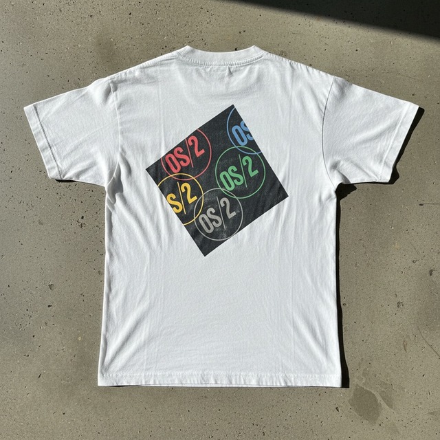 90s USA製 IBM OS/2 企業系 Tシャツ 白 L