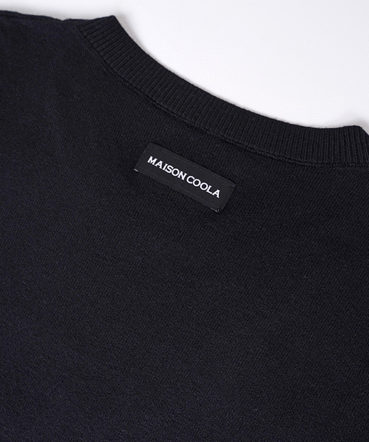 COOLAバンドロゴエンブロイダリーTOPS (BLACK)　CQ-47098