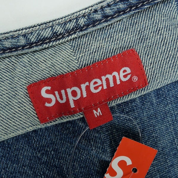 Size【M】 SUPREME シュプリーム 21SS Patched Denim Vest Blue デニム