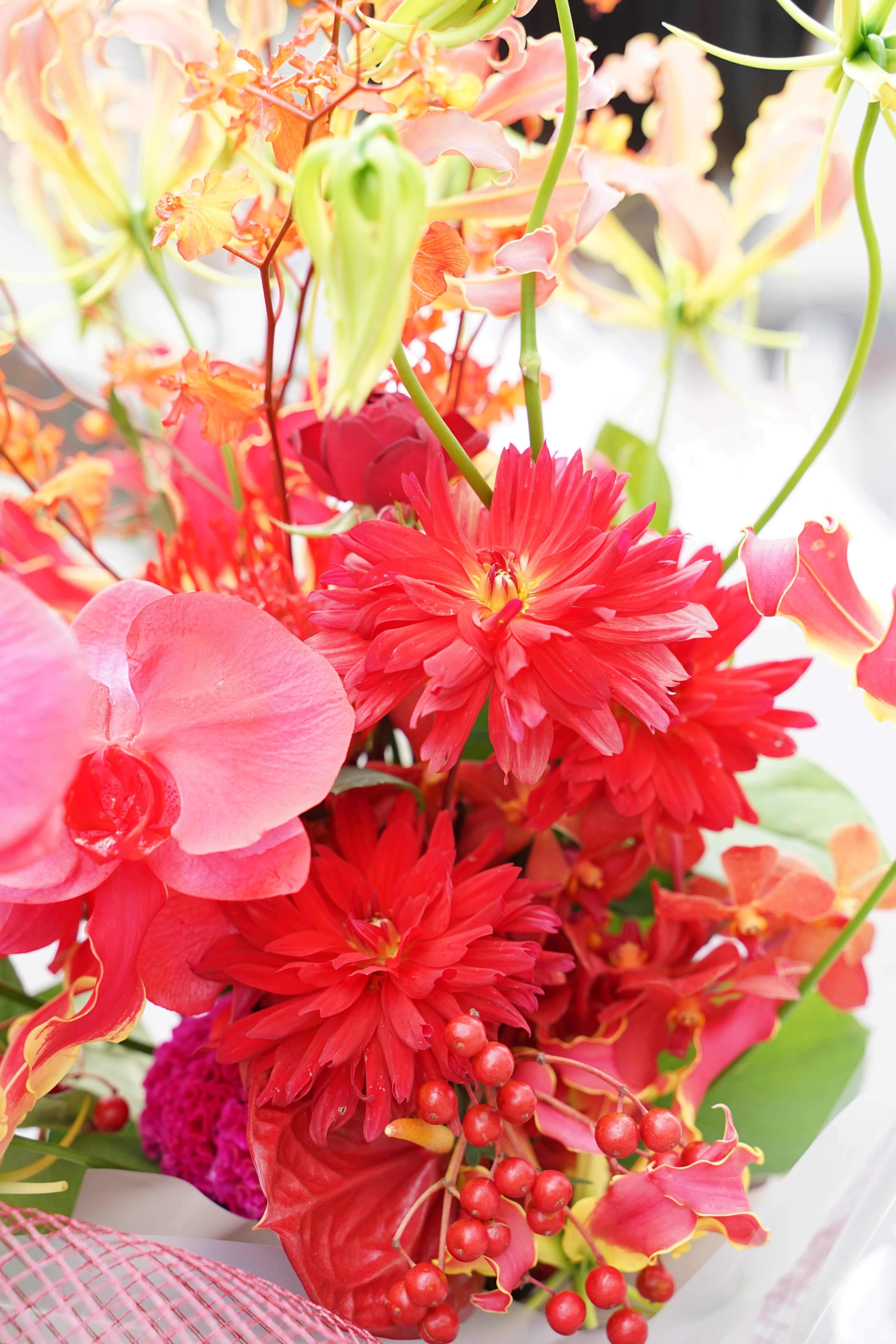 celebration bouquet/花束 ブーケ 還暦 お祝い フラワーギフト