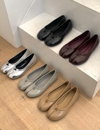 【26ss】Center-slit Flat shoes_5colors