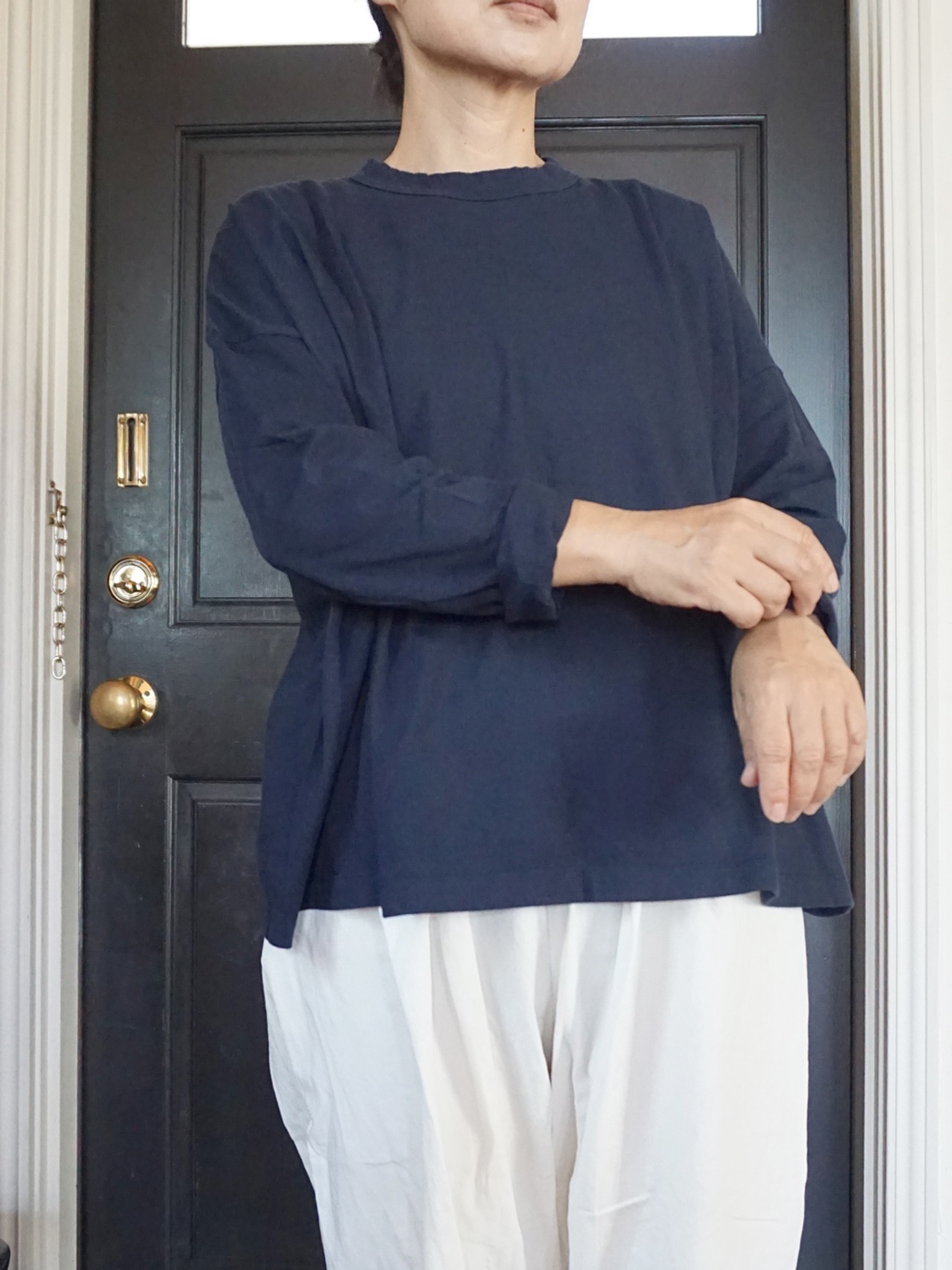 homspun （ホームスパン）30/1天竺BIG L/S Tシャツ