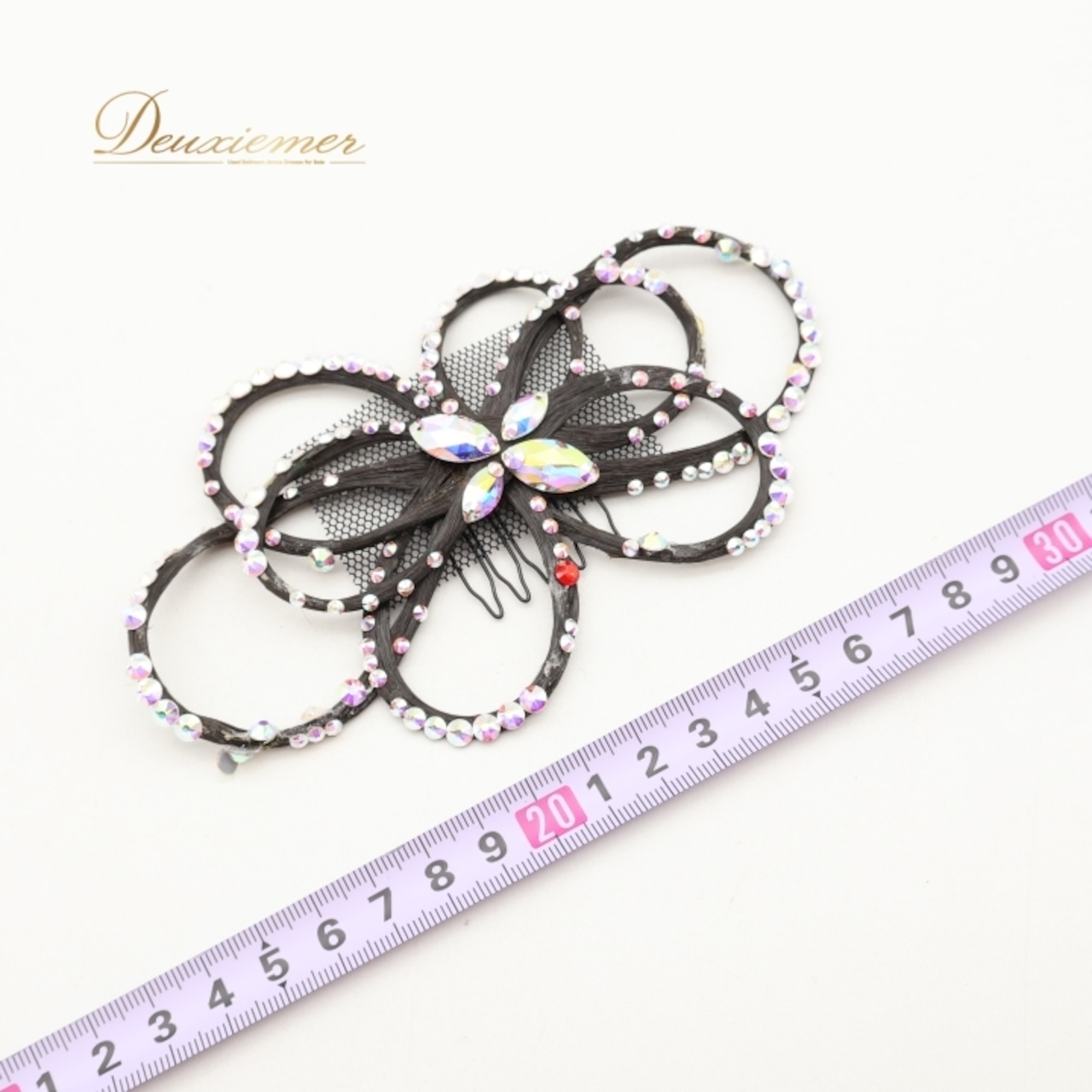 社交ダンス 小物 多美咲 コーム ヘアアクセサリー ヘアオーナメント つけ髪 つけ毛 アクセサリー デモ 競技 ダンス パーティ 発表会 ブラック系 ブラウン系 ストーン クリスタル キラキラ おしゃれ 豪華 パーティー用 コスチューム 小物 レディース ダンス競技用 ヘアスタイル エレガント