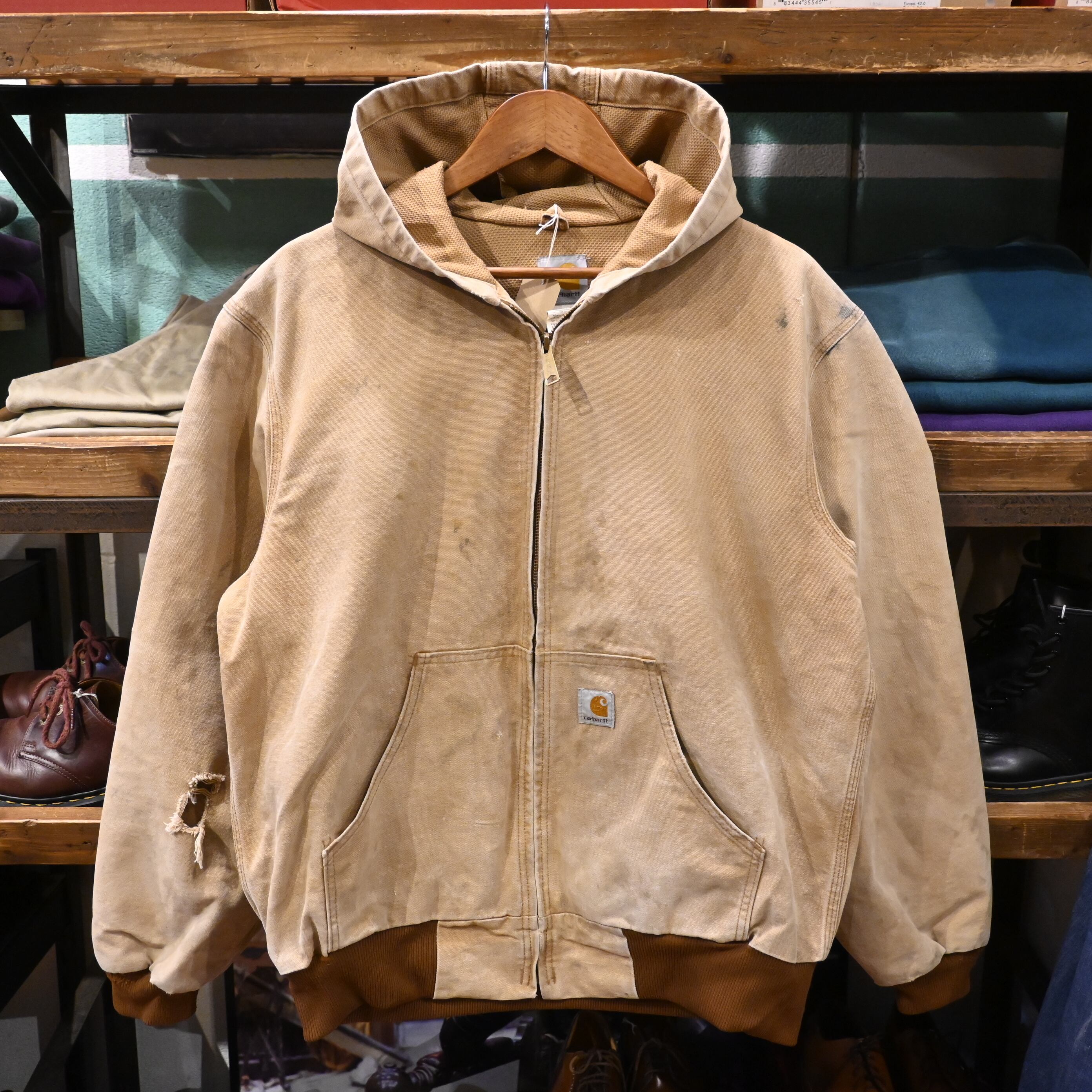 M ] Carhartt 2008年 USA製 Active Jacket , J131 BRN | 広島古着屋
