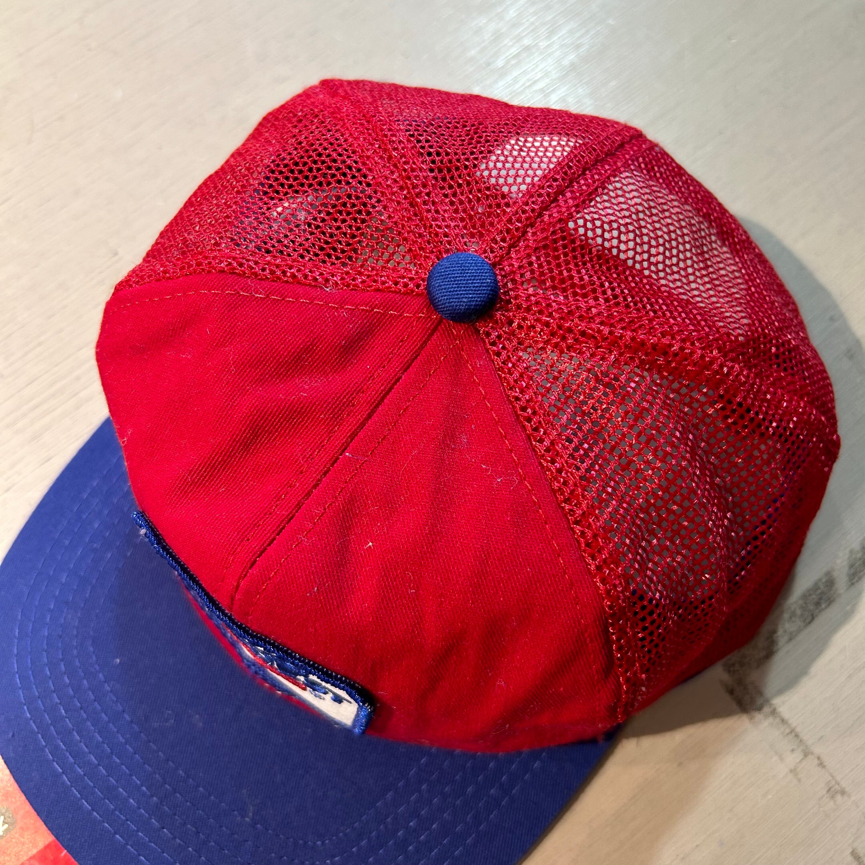 キャップ メッシュキャップ 赤 紺 古着 古着屋 高円寺 キャップ メッシュキャップ 赤 紺 古着 古着屋 高円寺