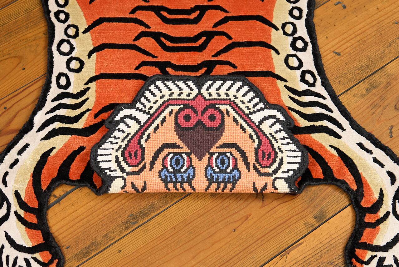 Tibetan Tiger Rug 《Sサイズ•シルク443》チベタンタイガーラグ