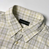 THE SCOTCH HOUSE スコッチハウス チェック 半袖シャツ LL/グリーン系 メンズ 三陽商会