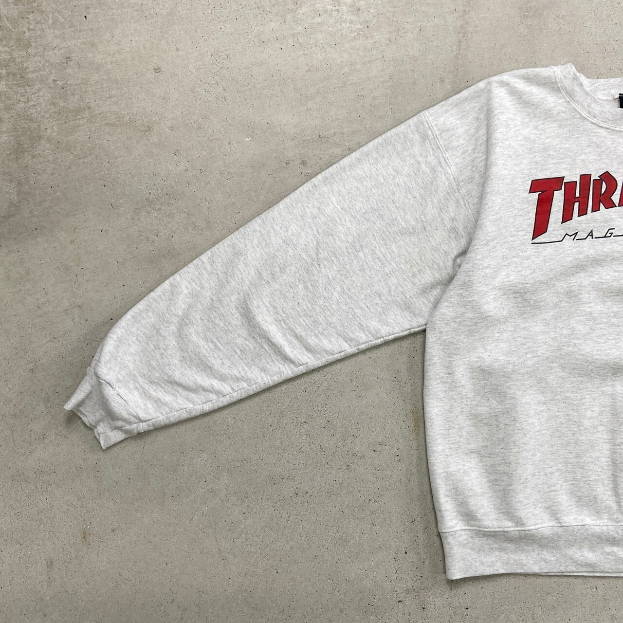 00年代 THRASHER スラッシャー ビッグロゴプリント スウェットシャツ 
