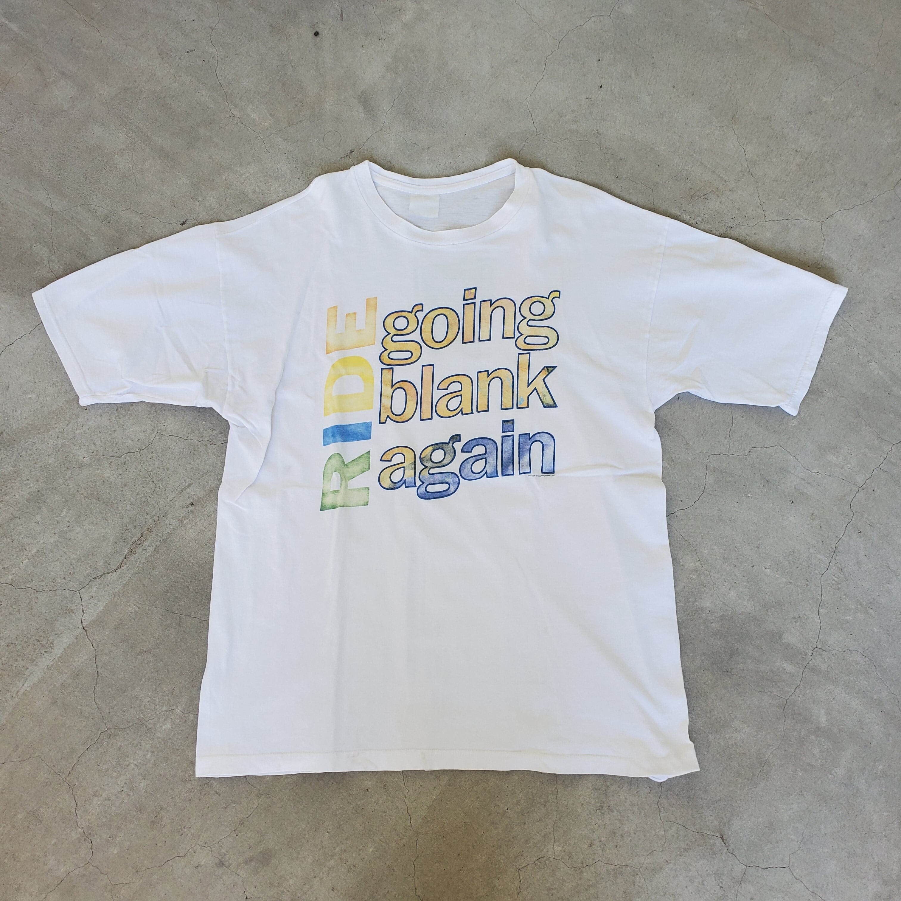 RIDE going blank again Tシャツ 90s