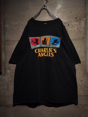 【Caka】"Charlie's Angels" 90's Print Design T-Shirt
