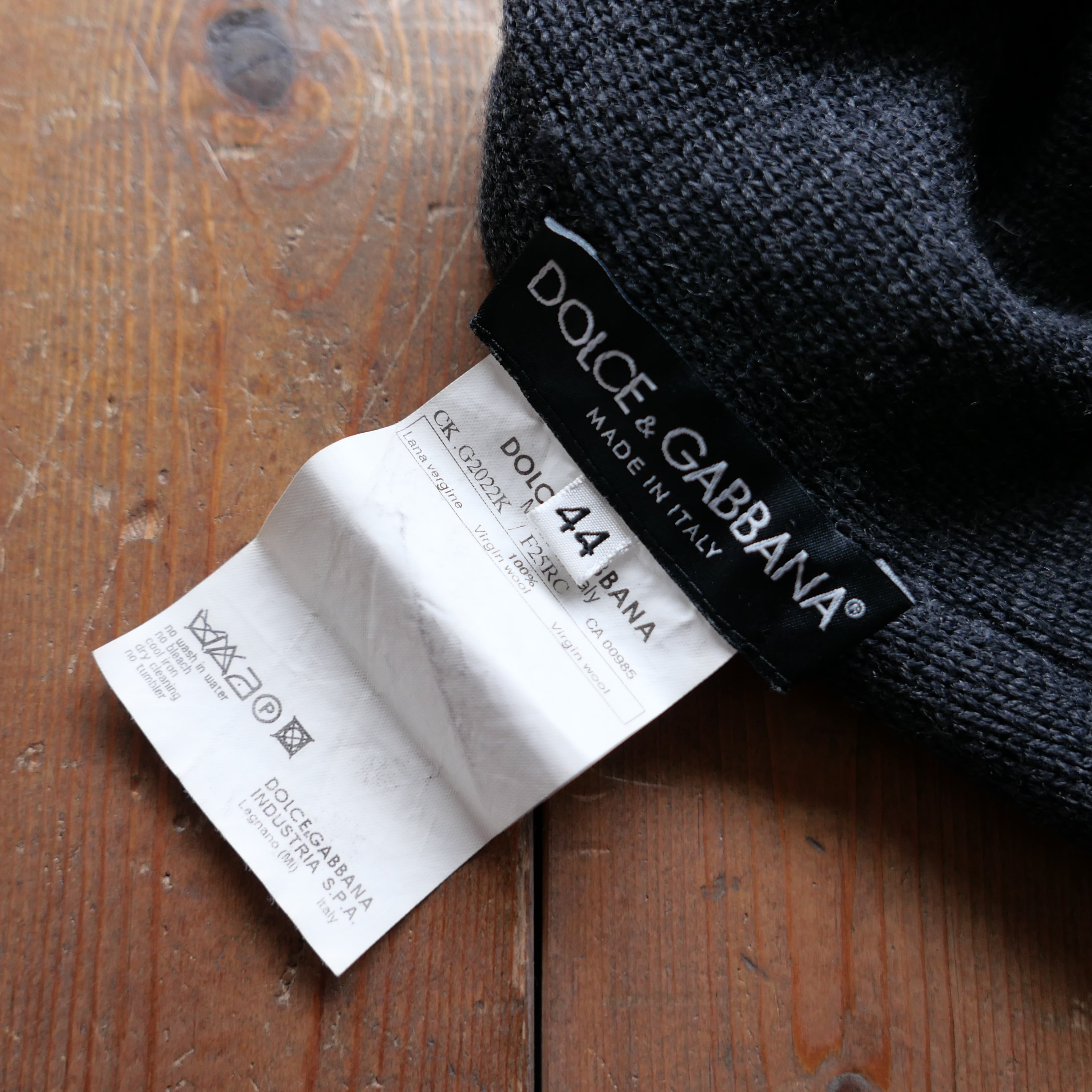 DOLCE&GABBANA WOOL GRAY KNIT | safarionline