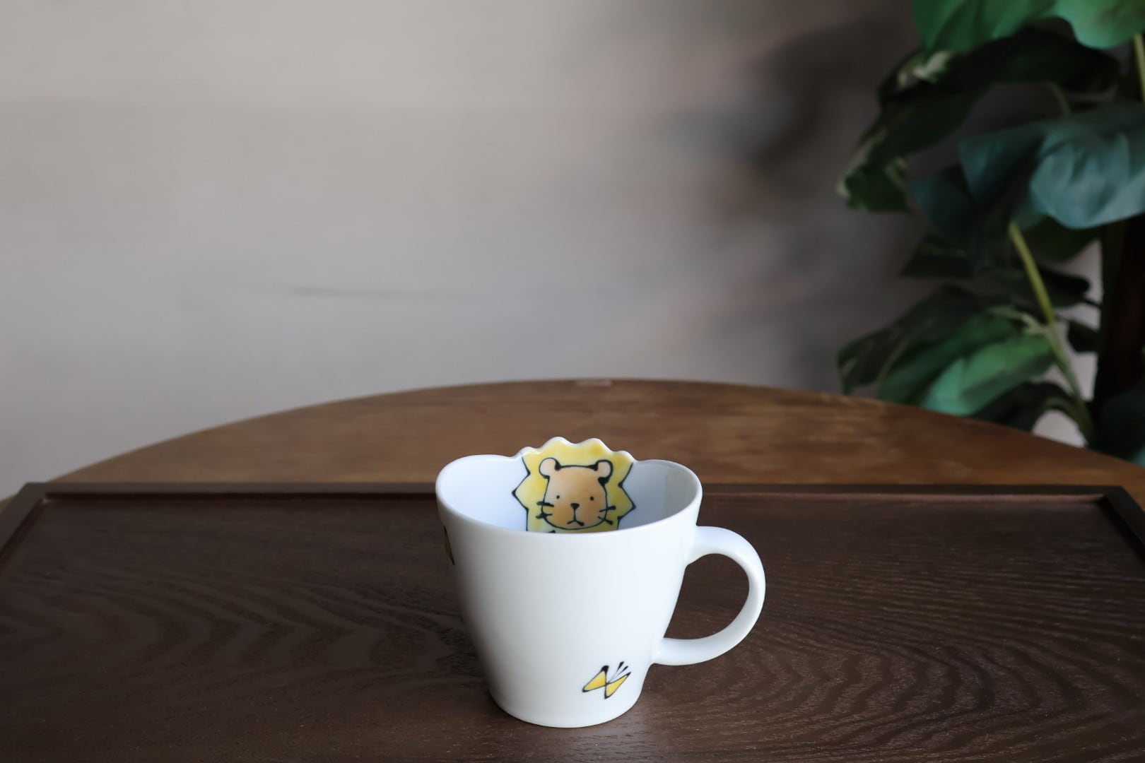 波佐見焼 こども食器 ライオン ミニマグ