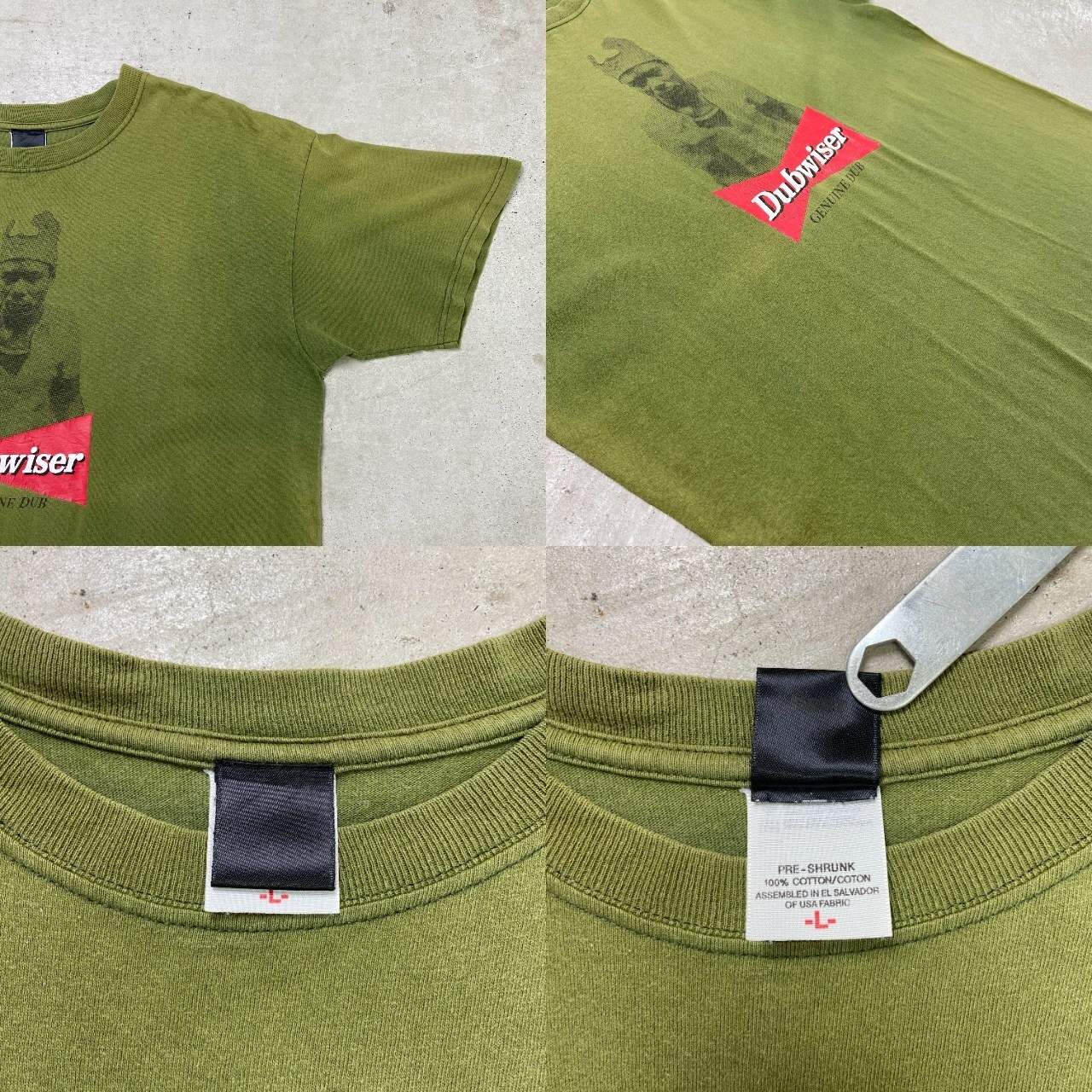 00年代 Dubwiser レーベル アドバタイジングプリントTシャツ メンズL 