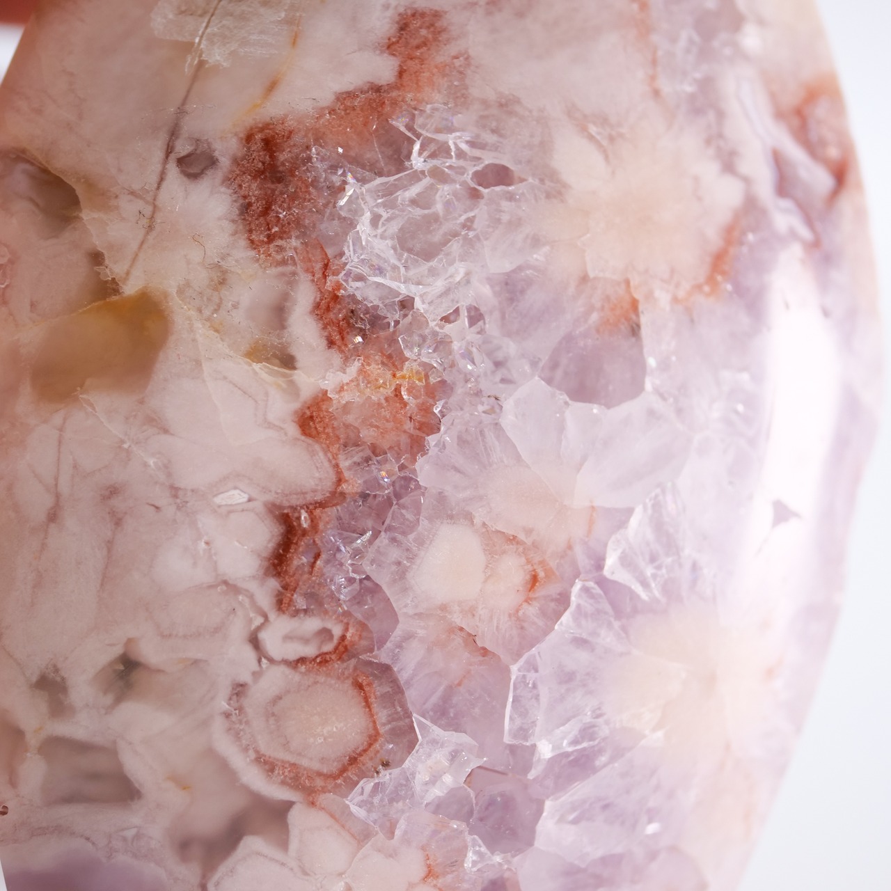 フラワーアゲート ピンクアメシスト / フレイム