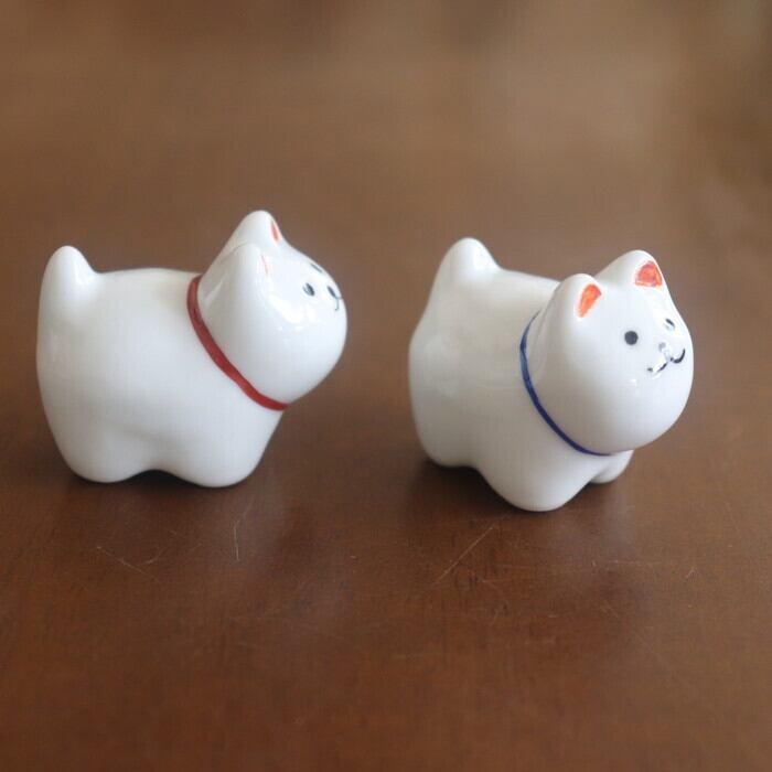 波佐見焼 箸置き 犬 Hasami-yaki Chopstick rest Dog #428 | 和食器の