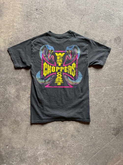 West Coast Choppers Snakes S/S TEE (vintage black)